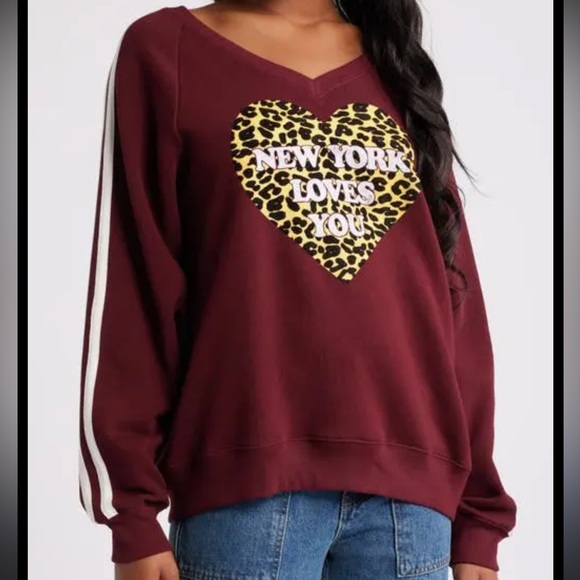 NWOT Daydreamer New York Loves You Sweatshirt - Picture 2 of 2